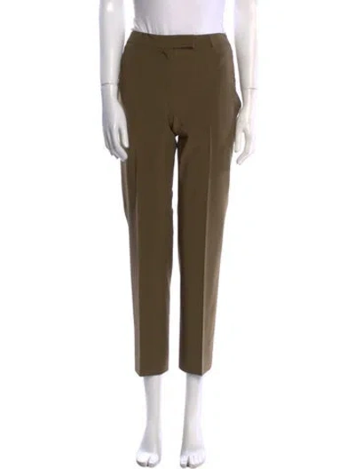 Pre-owned Prada Vintage Straight Leg Pants In Green