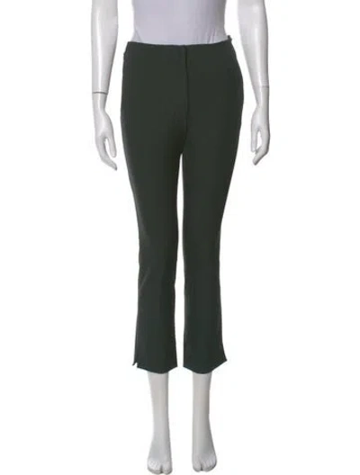 Pre-owned Prada Vintage Straight Leg Pants In Green