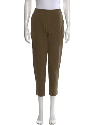 Pre-owned Prada Vintage Straight Leg Pants In Green