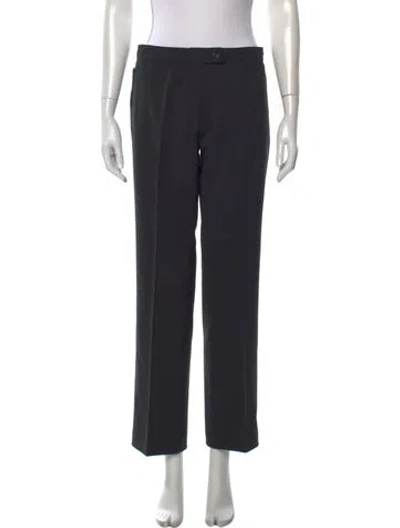 Pre-owned Prada Vintage Straight Leg Pants In Grey