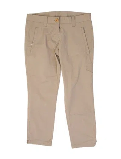 Pre-owned Prada Vintage Straight Leg Pants In Neutral
