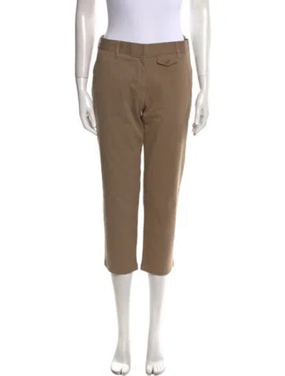 Pre-owned Prada Vintage Straight Leg Pants In Neutral