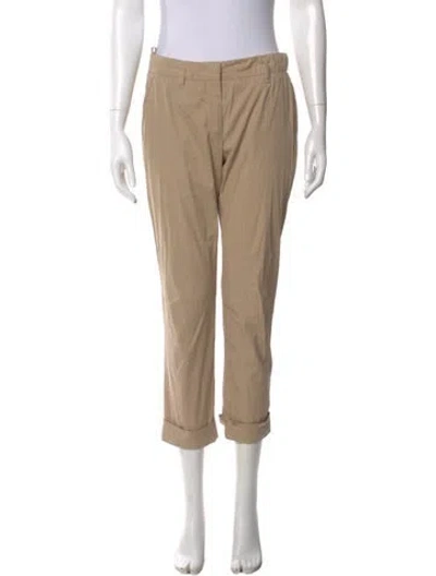 Pre-owned Prada Vintage Straight Leg Pants In Neutral
