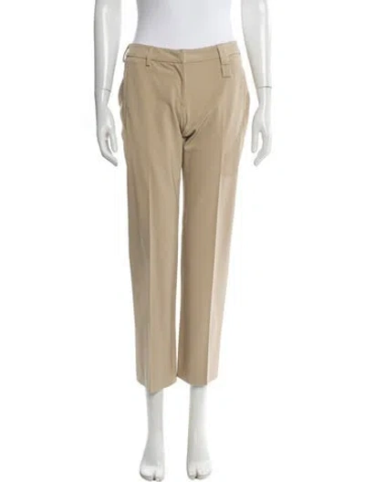 Pre-owned Prada Vintage Straight Leg Pants In Neutral