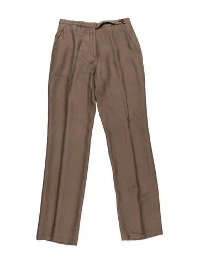 Pre-owned Prada Vintage Straight Leg Pants In Neutral