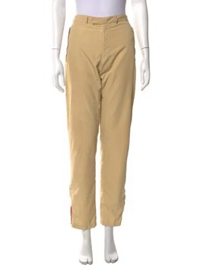 Pre-owned Prada Vintage Straight Leg Pants In Neutral