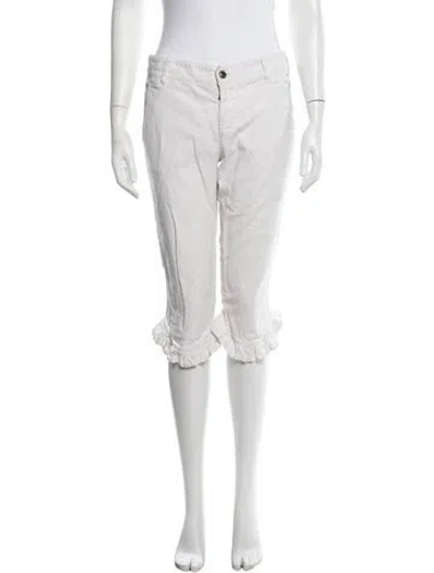Pre-owned Prada Vintage Straight Leg Pants In Neutral