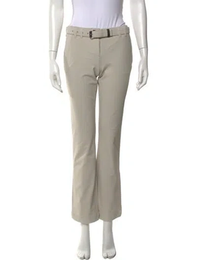 Pre-owned Prada Vintage Straight Leg Pants In Neutral