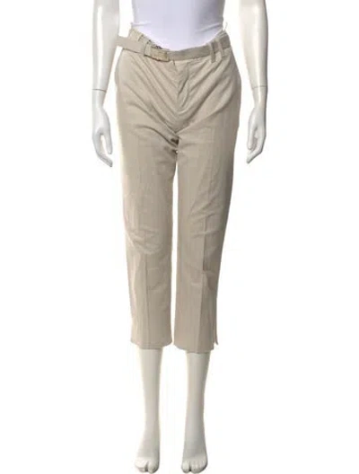 Pre-owned Prada Vintage Straight Leg Pants In Neutrals