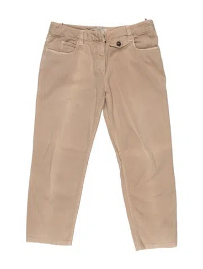 Pre-owned Prada Vintage Straight Leg Pants In Neutrals