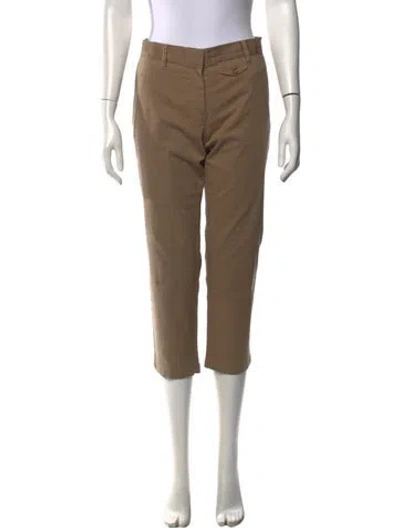 Pre-owned Prada Vintage Straight Leg Pants In Neutrals