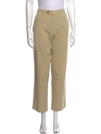 Pre-owned Prada Vintage Straight Leg Pants In Neutrals