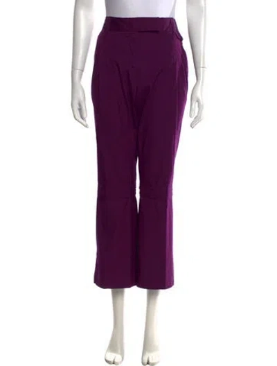 Pre-owned Prada Vintage Straight Leg Pants In Purple