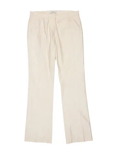 Pre-owned Prada Vintage Straight Leg Pants In White