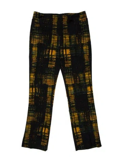 Pre-owned Prada Vintage Straight Leg Pants In Yellow