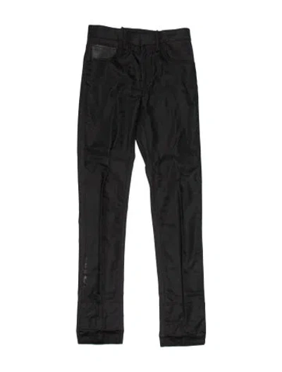 Pre-owned Prada Vintage Straight-leg Jeans In Black