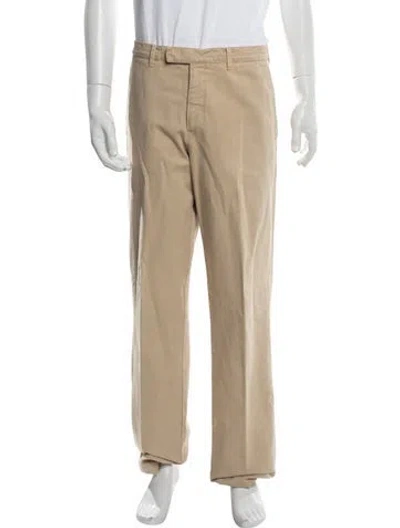 Pre-owned Prada Vintage Straight-leg Jeans In Neutrals