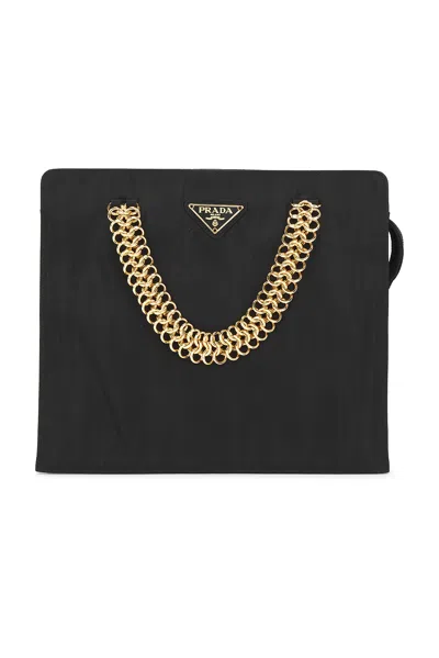 Pre-owned Prada Vintage Tessuto Tote Bag In Black