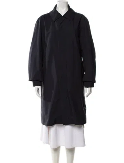 Pre-owned Prada Vintage Trench Coat In Blue