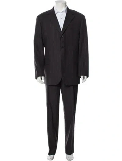 Pre-owned Prada Vintage Virgin Wool Blazer In Gray