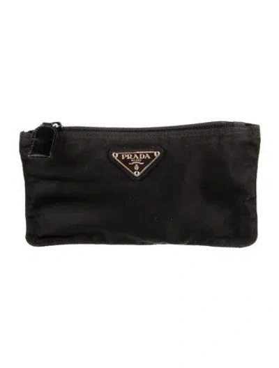 Pre-owned Prada Vintage Wallet In Black