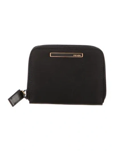 Pre-owned Prada Vintage Wallet In Black