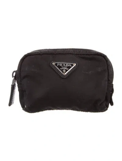 Pre-owned Prada Vintage Wallet In Black