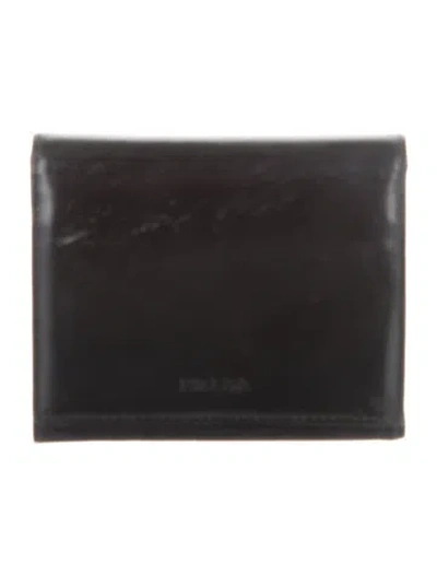 Pre-owned Prada Vintage Wallet In Black