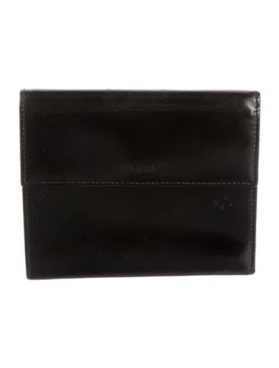 Pre-owned Prada Vintage Wallet In Black