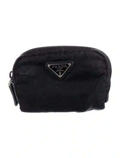 Pre-owned Prada Vintage Wallet In Black