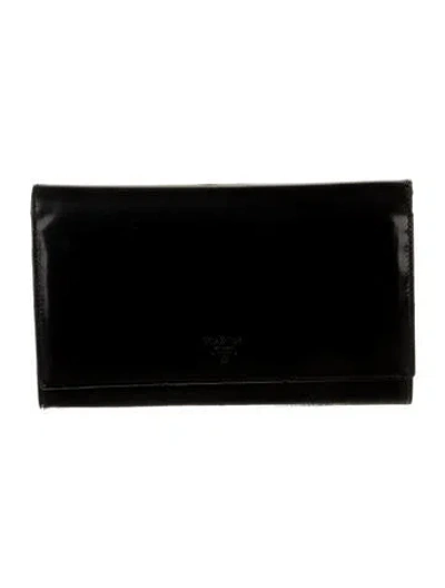 Pre-owned Prada Vintage Wallet In Black