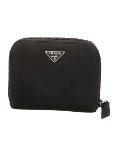 Pre-owned Prada Vintage Wallet In Black