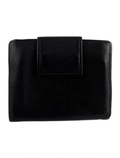 Pre-owned Prada Vintage Wallet In Black