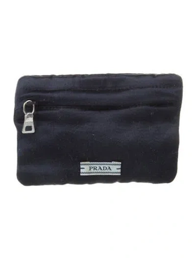 Pre-owned Prada Vintage Wallet In Blue