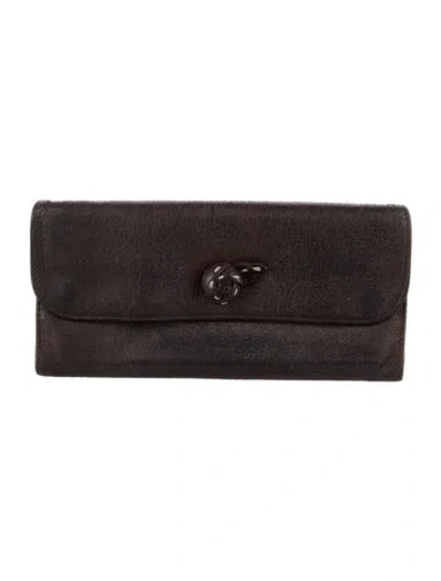 Pre-owned Prada Vintage Wallet In Brown