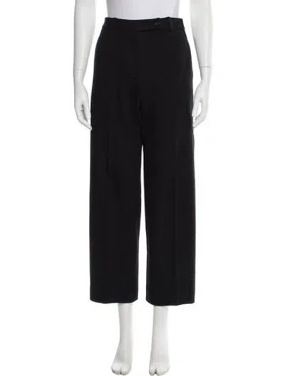 Pre-owned Prada Vintage Wide Leg Pants In Black