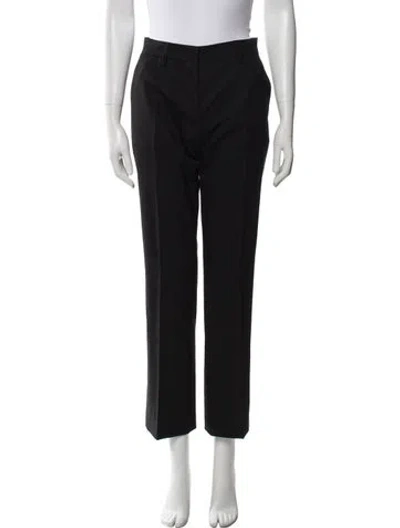Pre-owned Prada Vintage Wide Leg Pants In Black