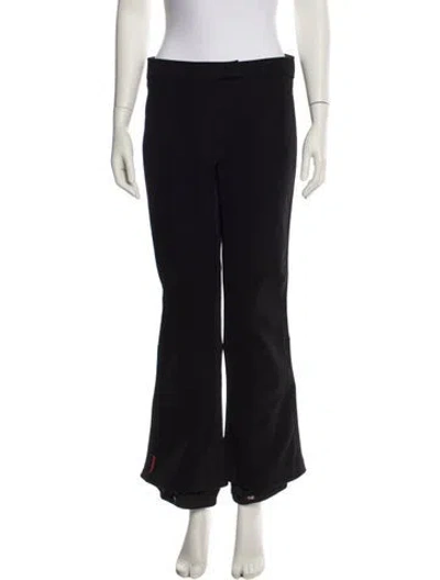 Pre-owned Prada Vintage Wide Leg Pants In Black