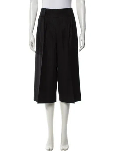 Pre-owned Prada Vintage Wide Leg Pants In Black
