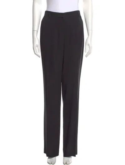 Pre-owned Prada Vintage Wide Leg Pants In Black