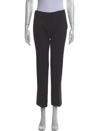 Pre-owned Prada Vintage Wide Leg Pants In Black