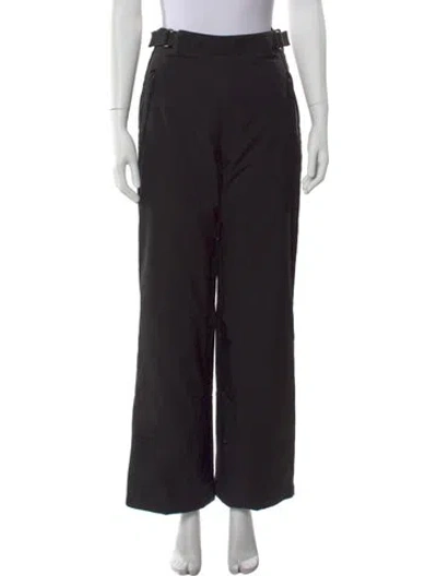 Pre-owned Prada Vintage Wide Leg Pants In Black