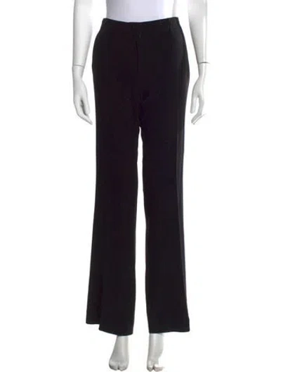 Pre-owned Prada Vintage Wide Leg Pants In Black