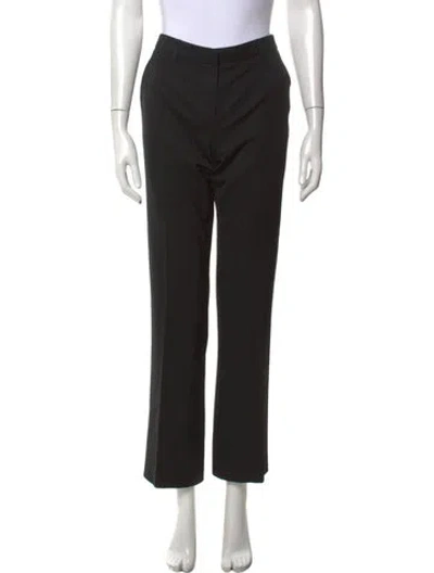 Pre-owned Prada Vintage Wide Leg Pants In Black