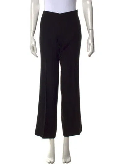 Pre-owned Prada Vintage Wide Leg Pants In Black