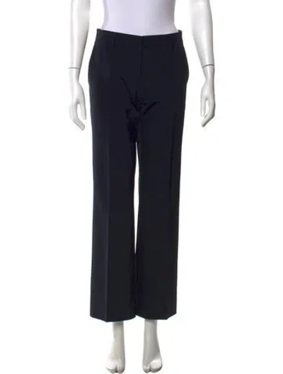 Pre-owned Prada Vintage Wide Leg Pants In Blue