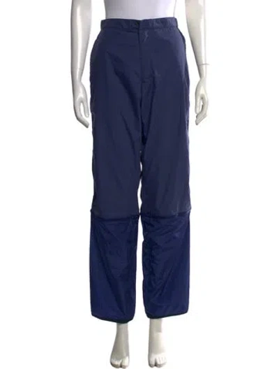 Pre-owned Prada Vintage Wide Leg Pants In Blue