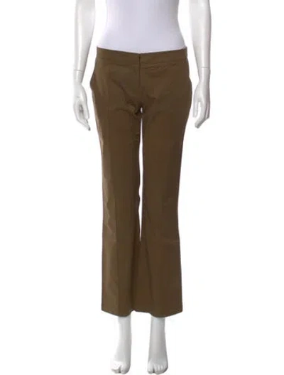 Pre-owned Prada Vintage Wide Leg Pants In Brown