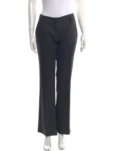 Pre-owned Prada Vintage Wide Leg Pants In Gray