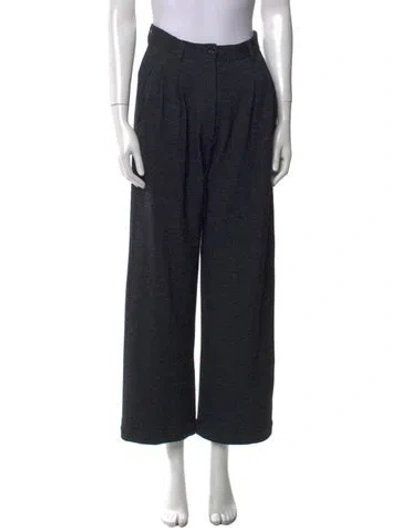 Pre-owned Prada Vintage Wide Leg Pants In Gray